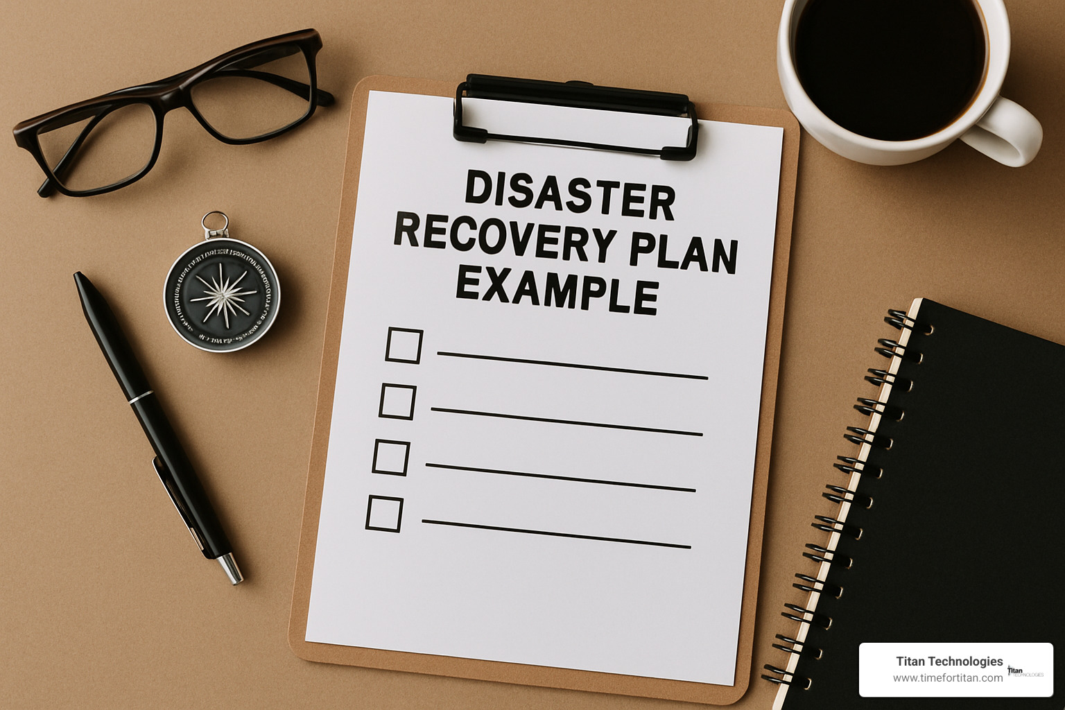 disaster recovery plan example