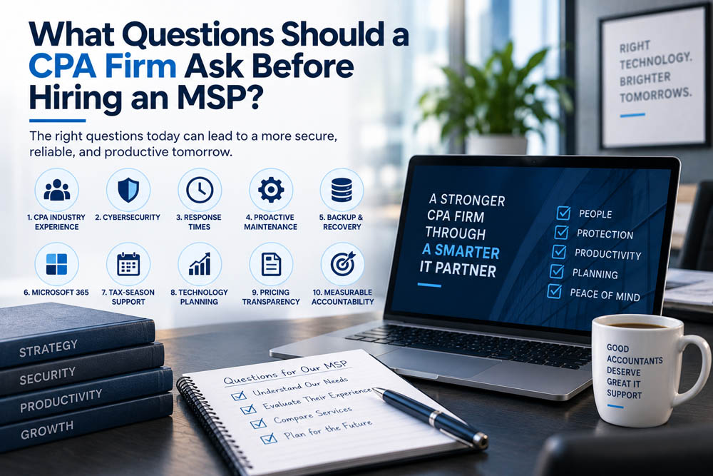 What Questions Should a CPA Firm Ask Before Hiring an MSP?