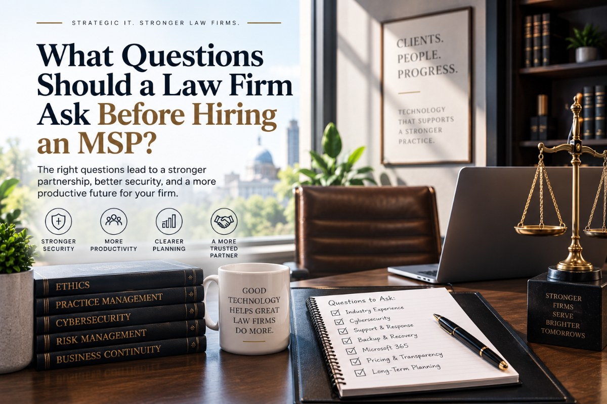 What Questions Should a Law Firm Ask Before Hiring an MSP?