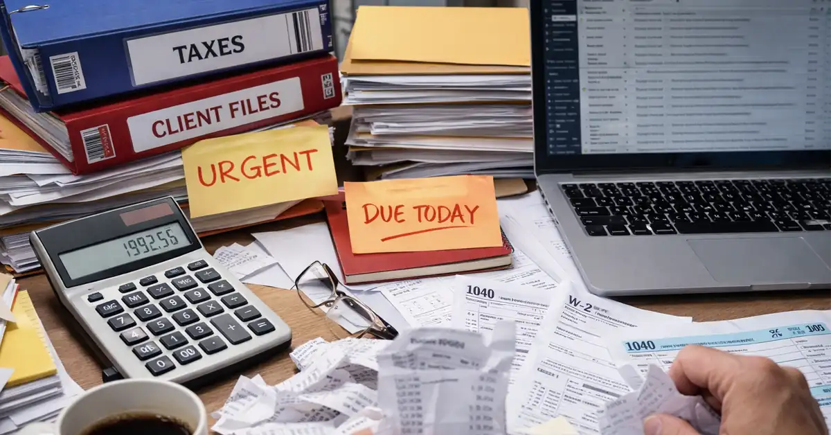 Your Accountant Is Stressed.Hackers Know It.